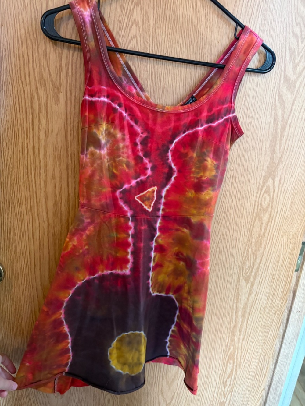 Dave Matthews Band DMB Firedancer Tie Dye Dress XS - Picture 2 of 6